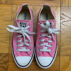 Pink Low Top Converse All Star Size 7